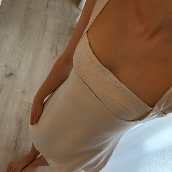 SOLD—Off White Mini Dress - Picture 4 of 5